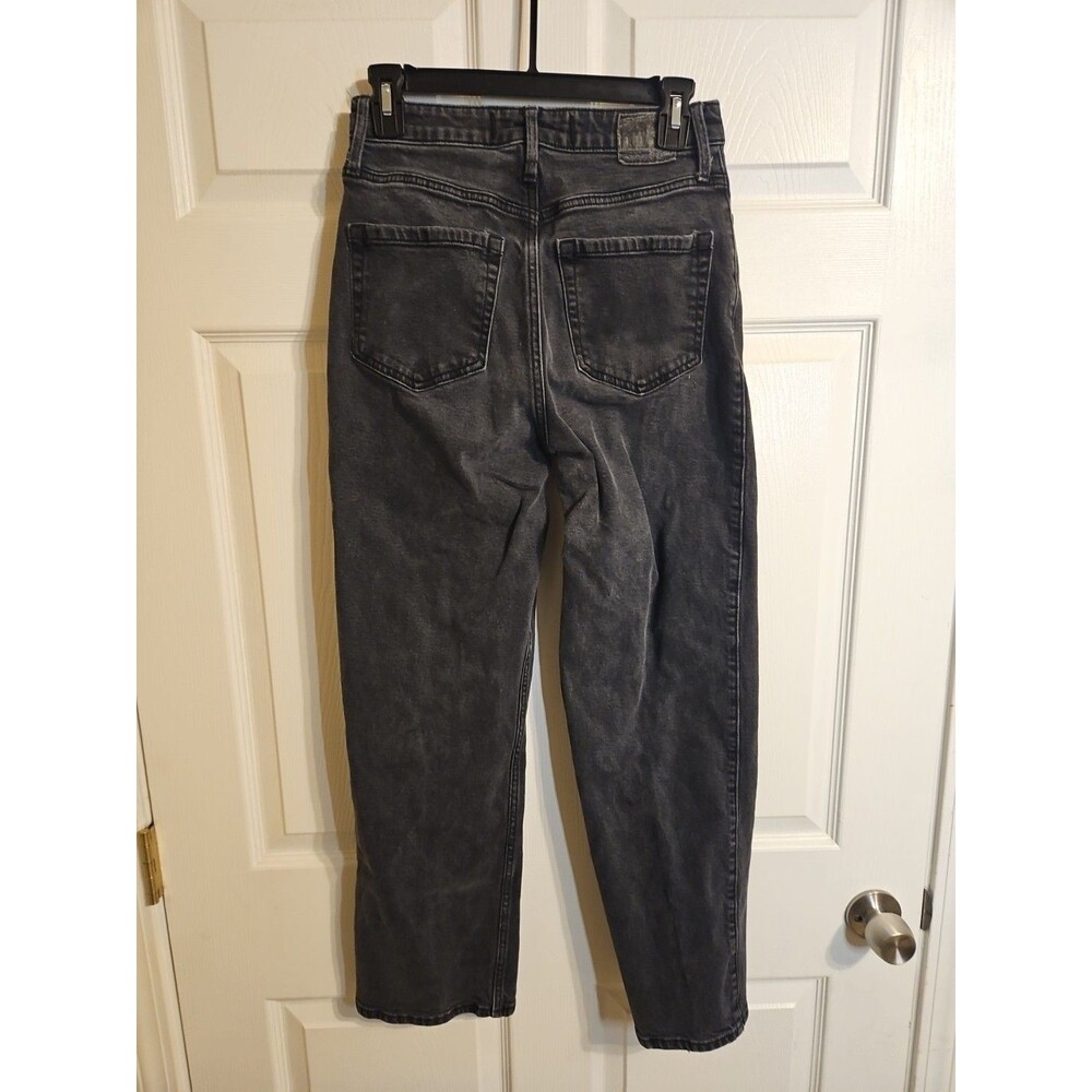 Hollister Womens Ultra High-Rise Dad Jeans Black W27 L29 Size 5S Vintage Stretch